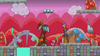 Illustration for article titled A Look at the iPhone's Mecho Wars Sequel on the PSP